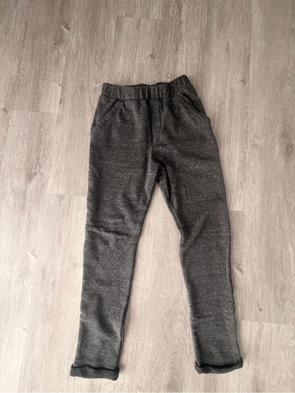 Kids Dark Gray Cozy Jogger Sweatpants